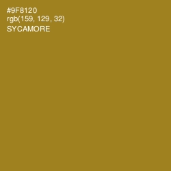 #9F8120 - Sycamore Color Image