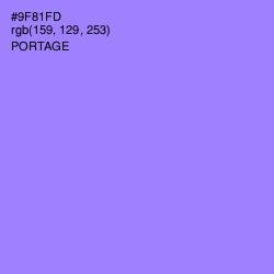 #9F81FD - Portage Color Image
