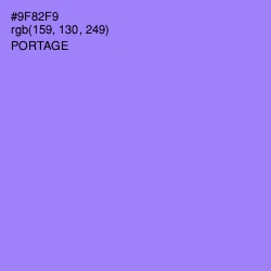 #9F82F9 - Portage Color Image