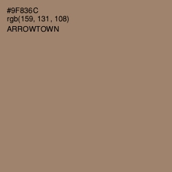 #9F836C - Arrowtown Color Image