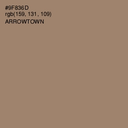 #9F836D - Arrowtown Color Image