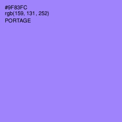 #9F83FC - Portage Color Image