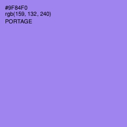 #9F84F0 - Portage Color Image