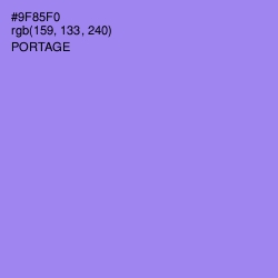 #9F85F0 - Portage Color Image