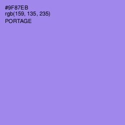 #9F87EB - Portage Color Image
