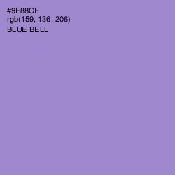 #9F88CE - Blue Bell Color Image