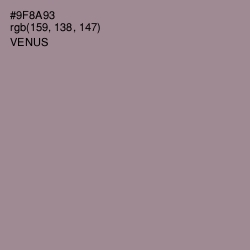 #9F8A93 - Venus Color Image