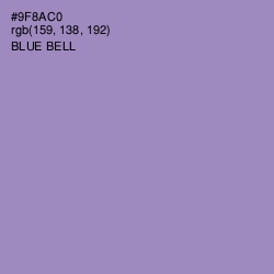#9F8AC0 - Blue Bell Color Image