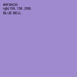 #9F8AD0 - Blue Bell Color Image