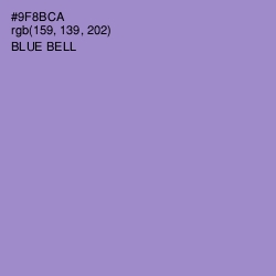 #9F8BCA - Blue Bell Color Image