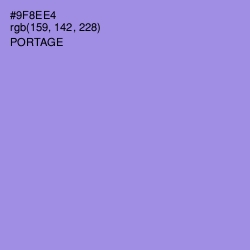#9F8EE4 - Portage Color Image