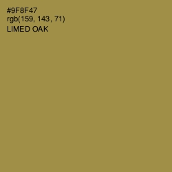 #9F8F47 - Limed Oak Color Image