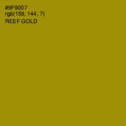 #9F9007 - Reef Gold Color Image