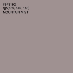 #9F9192 - Mountain Mist Color Image