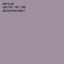 #9F919E - Mountain Mist Color Image