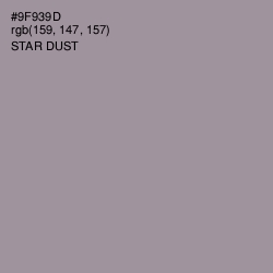 #9F939D - Star Dust Color Image
