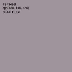 #9F949B - Star Dust Color Image