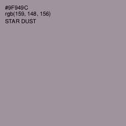 #9F949C - Star Dust Color Image