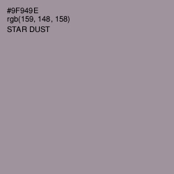 #9F949E - Star Dust Color Image