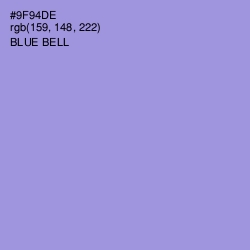 #9F94DE - Blue Bell Color Image