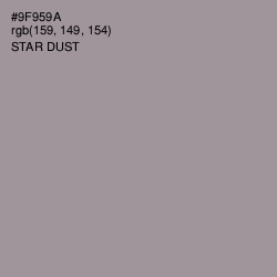 #9F959A - Star Dust Color Image