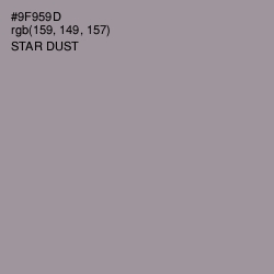 #9F959D - Star Dust Color Image