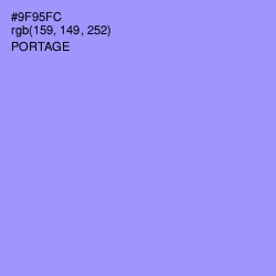 #9F95FC - Portage Color Image
