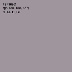 #9F969D - Star Dust Color Image