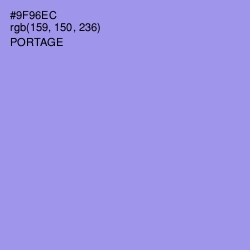 #9F96EC - Portage Color Image