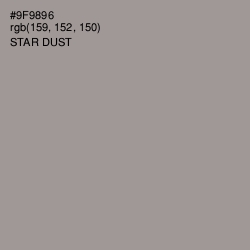 #9F9896 - Star Dust Color Image