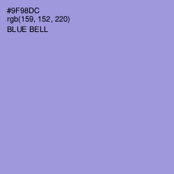 #9F98DC - Blue Bell Color Image