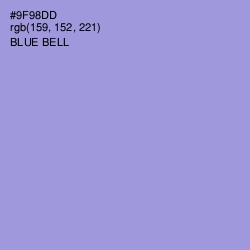 #9F98DD - Blue Bell Color Image