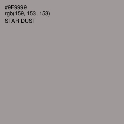 #9F9999 - Star Dust Color Image