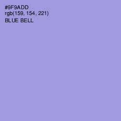 #9F9ADD - Blue Bell Color Image