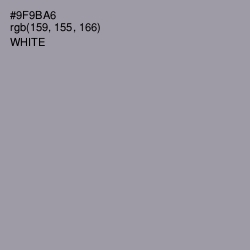 #9F9BA6 - Manatee Color Image
