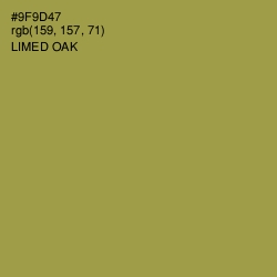 #9F9D47 - Limed Oak Color Image