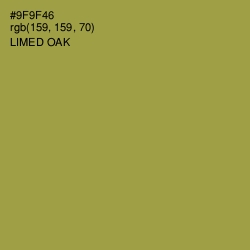 #9F9F46 - Limed Oak Color Image