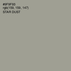 #9F9F93 - Star Dust Color Image