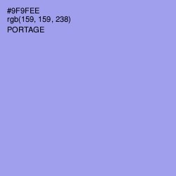 #9F9FEE - Portage Color Image
