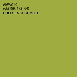 #9FAC40 - Chelsea Cucumber Color Image