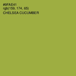 #9FAE41 - Chelsea Cucumber Color Image