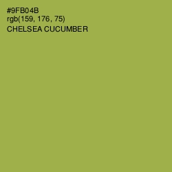 #9FB04B - Chelsea Cucumber Color Image