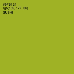 #9FB124 - Sushi Color Image