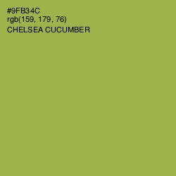 #9FB34C - Chelsea Cucumber Color Image