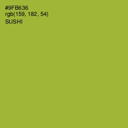 #9FB636 - Sushi Color Image