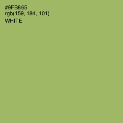 #9FB865 - Olivine Color Image