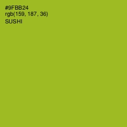 #9FBB24 - Sushi Color Image