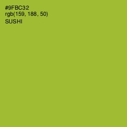 #9FBC32 - Sushi Color Image