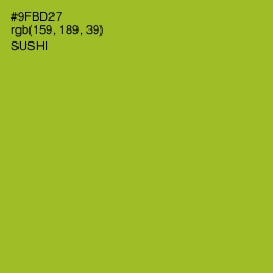 #9FBD27 - Sushi Color Image