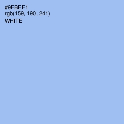 #9FBEF1 - Jordy Blue Color Image